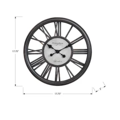Monarch Wall Clock Black Best