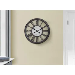 Monarch Wall Clock Black Best