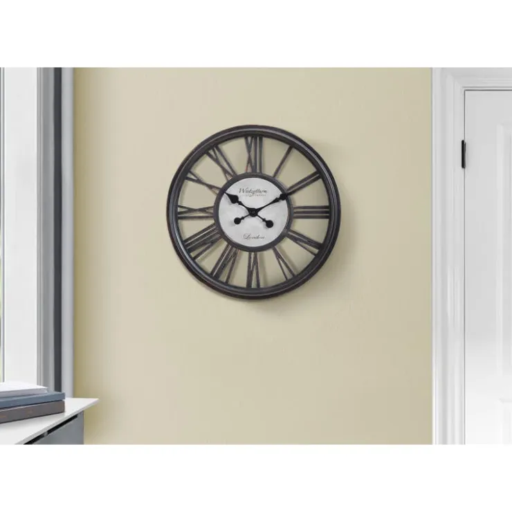Monarch Wall Clock Black Best