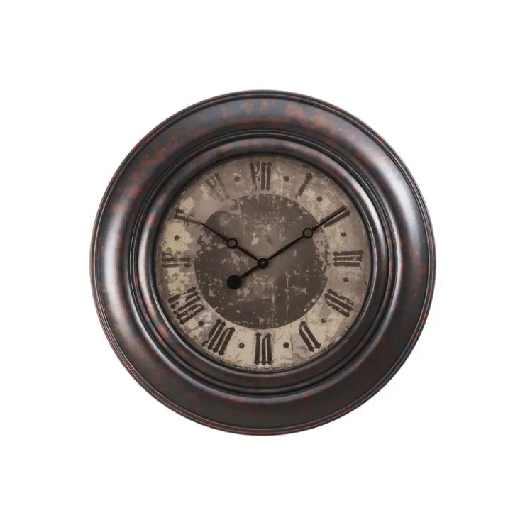 Monarch Wall Clock Brown Outlet