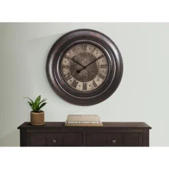 Monarch Wall Clock Brown Outlet