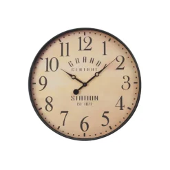 Monarch Wall Clock Brown Clearance
