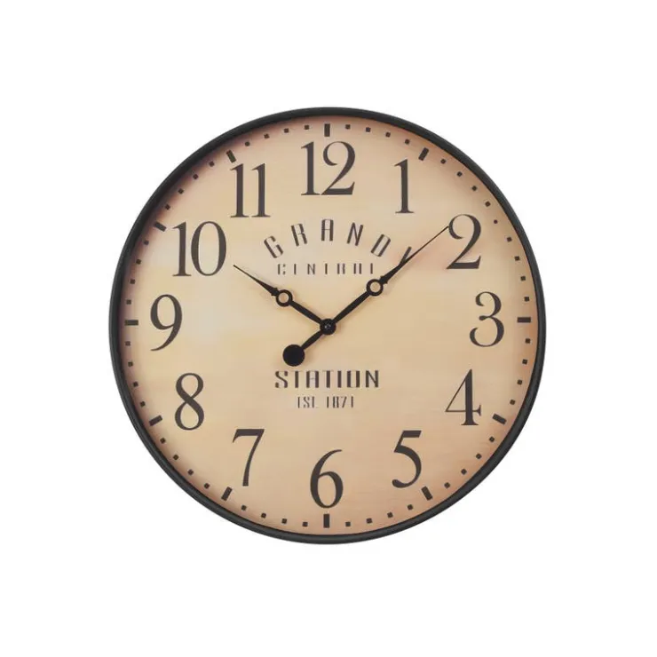 Monarch Wall Clock Brown Clearance