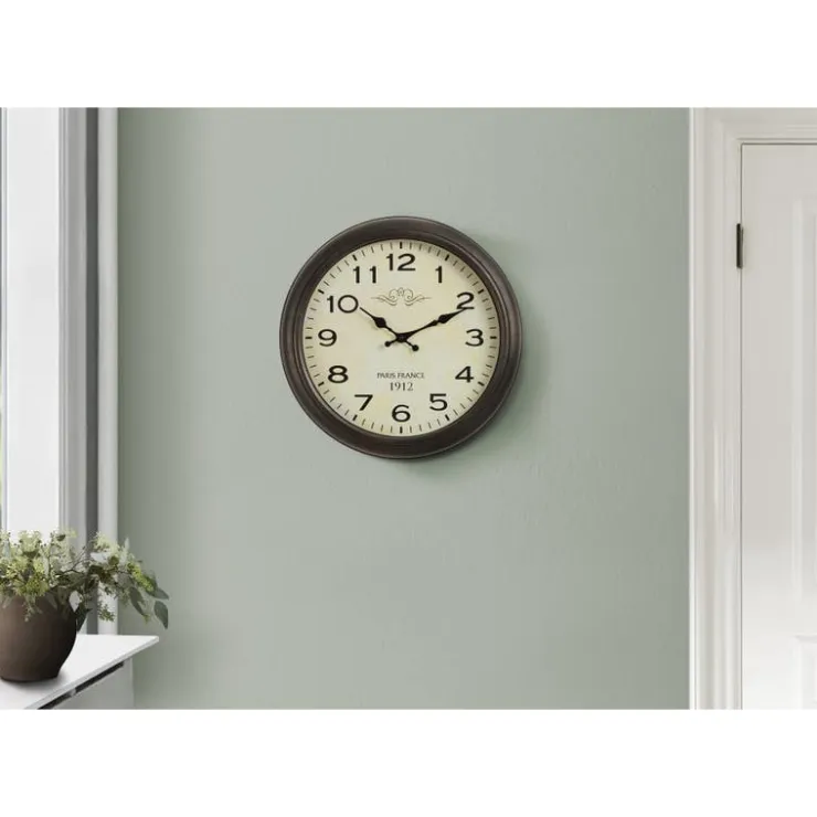 Monarch Wall Clock Brown Sale