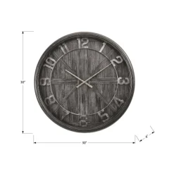 Monarch Wall Clock Brown Clearance