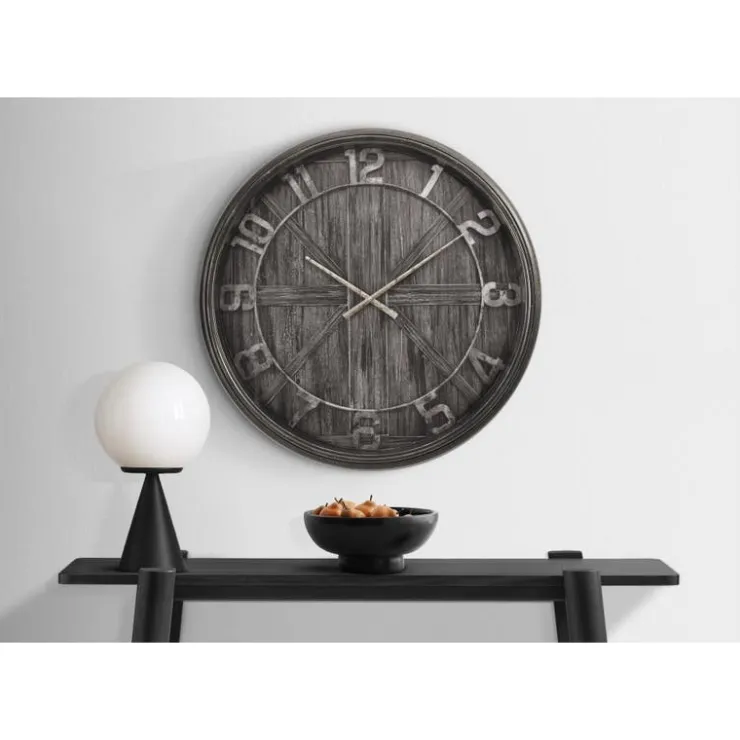 Monarch Wall Clock Brown Clearance