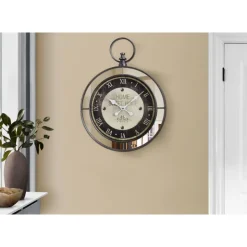 Monarch Wall Clock Brown Clearance