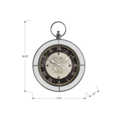 Monarch Wall Clock Brown Clearance