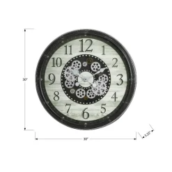 Monarch Wall Clock Brown New