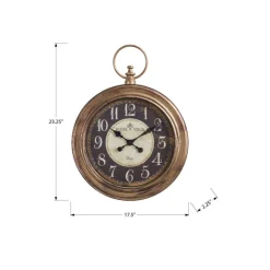 Monarch Wall Clock Brown Outlet