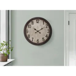 Monarch Wall Clock Brown