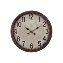 Monarch Wall Clock Brown