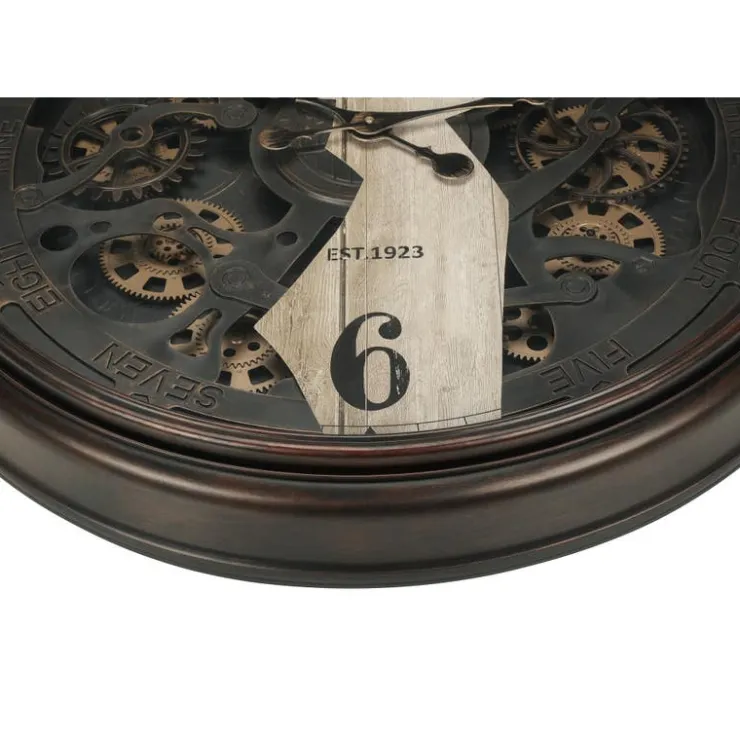 Monarch Wall Clock Brown