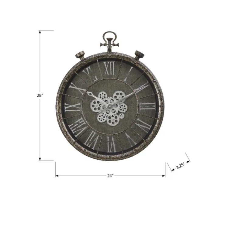 Monarch Wall Clock Grey Online