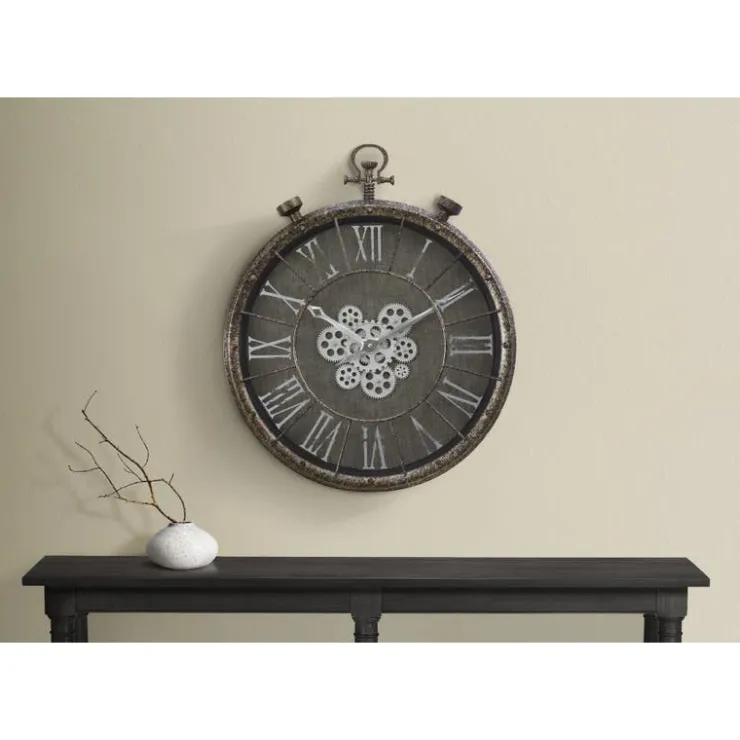 Monarch Wall Clock Grey Online