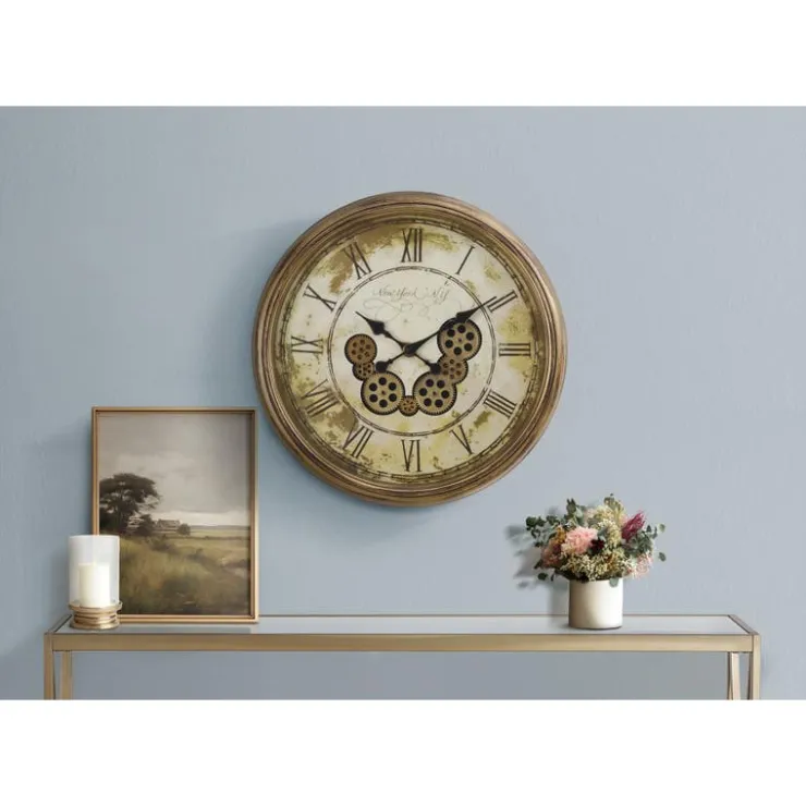 Monarch Wall Clock Brown Hot