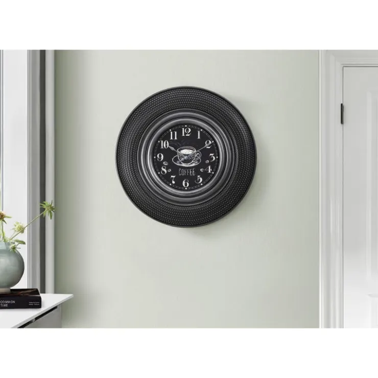 Monarch Wall Clock Grey Sale