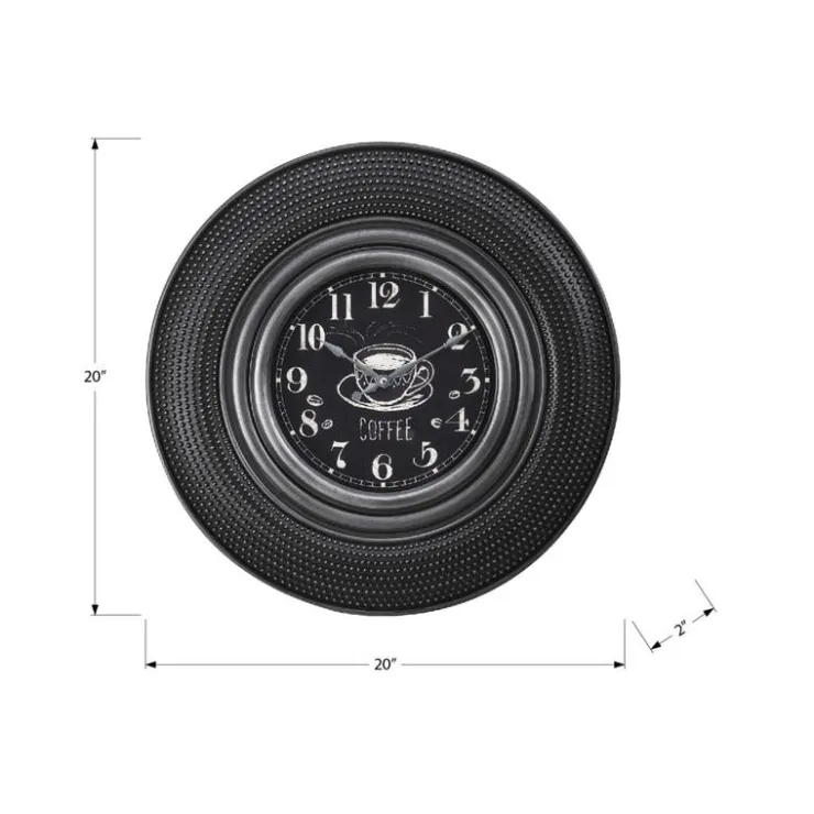 Monarch Wall Clock Grey Sale