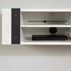 Meubles South Shore Wall Mounted Media Console - South Shore White Pine Hot