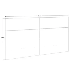 SUA-V Wall Units with 2 Integrated Nightstands for Queen Beds - Taupe Brown Online