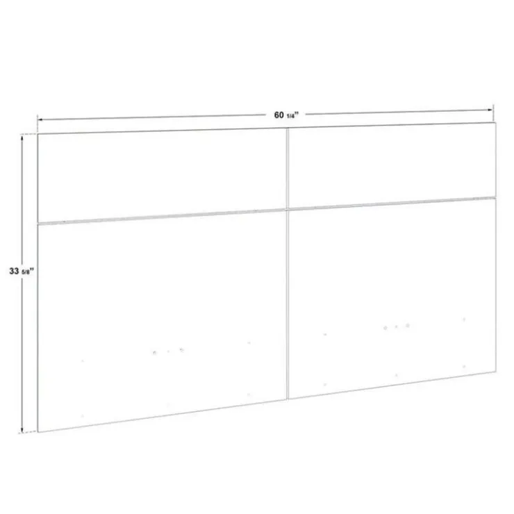 SUA-V Wall Units with 2 Integrated Nightstands for Queen Beds - Taupe Brown Online