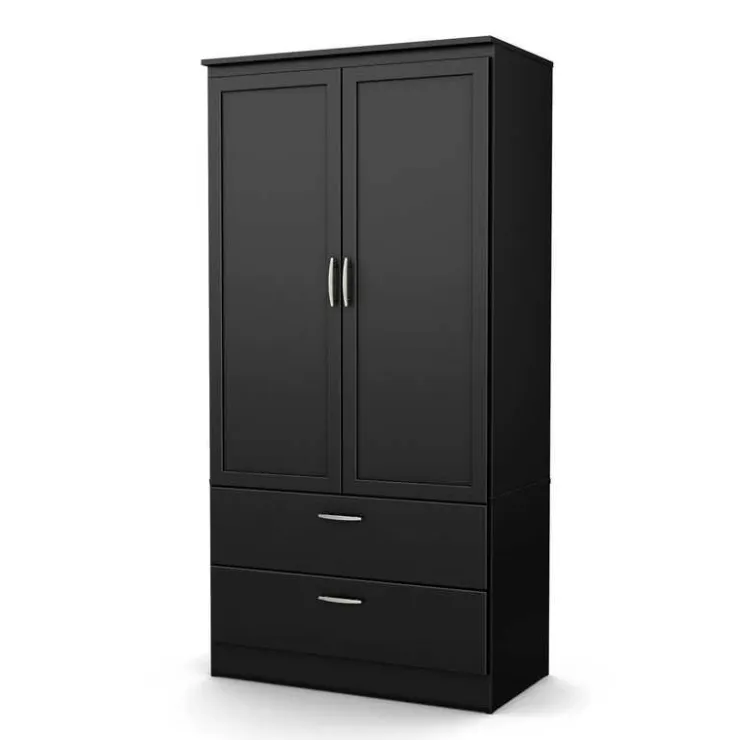 Meubles South Shore Wardrobe Armoire - South Shore PURE BLACK Online