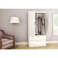 Meubles South Shore Wardrobe Armoire - South Shore PURE WHITE Hot