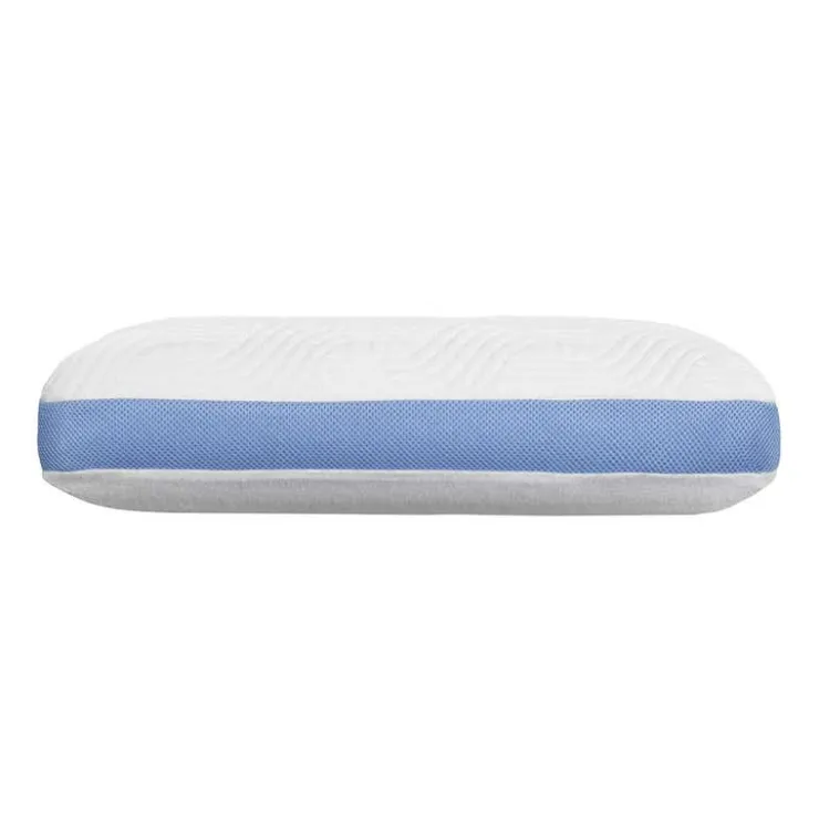 Warm & Cool Pillow Blue & White Online