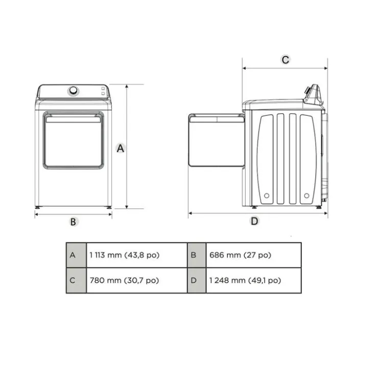 MIDEA Washer & Dryer Kit, Front-Load - MLHE-MLHW5 Clearance