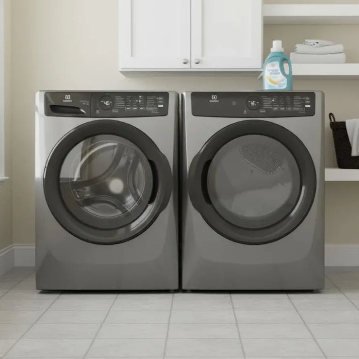 Electrolux Washer & Dryer Kit, Front-Load - ELFW,ELFE74 New