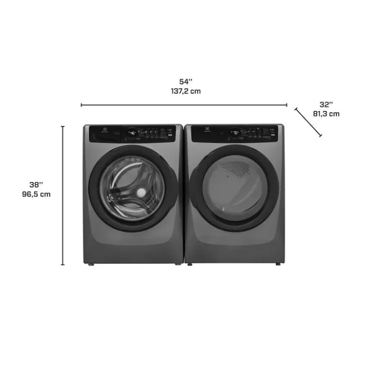 Electrolux Washer & Dryer Kit, Front-Load - ELFW,ELFE74 New