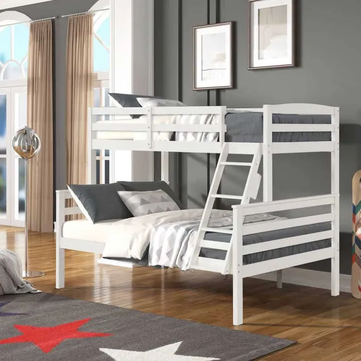 Bunk Bed - 39"/54" White Outlet