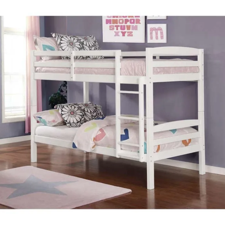 Bunk Bed - 39"/39" White Clearance