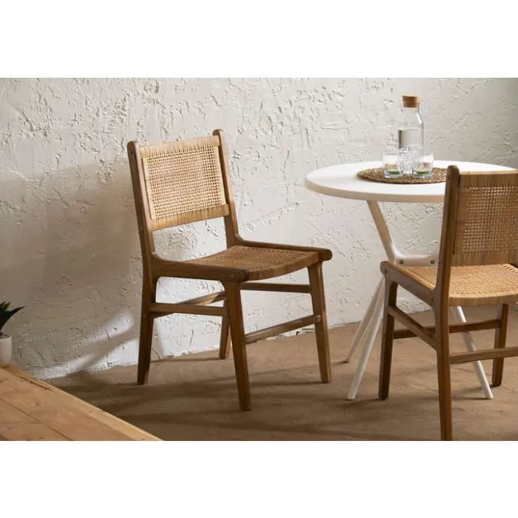 Meubles South Shore Woven Rope Chairs (Set of 2) - Natural Rattan and Natural Online