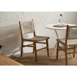 Meubles South Shore Woven Rope Chairs (Set of 2) - Cream Cream and Natural Hot